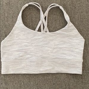 Lululemon Energy Long Line Medium Support Bra